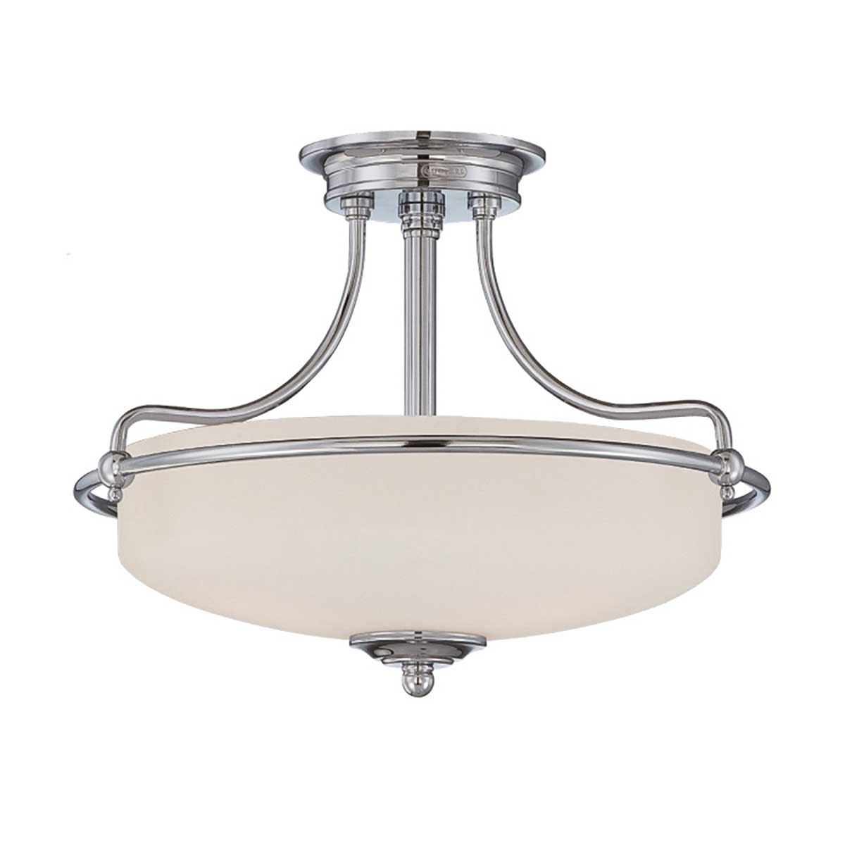 Quoizel - Griffin 3 Light Semi-Flush - Polished Chrome