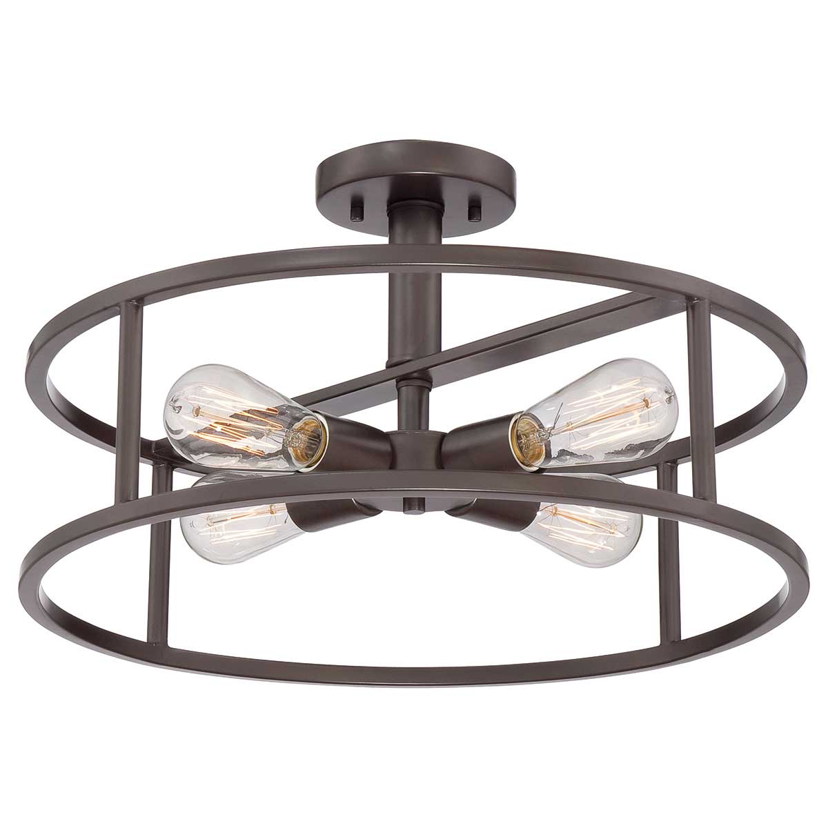 Quoizel - New Harbor 4 Light Semi-Flush