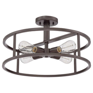 Quoizel - New Harbor 4 Light Semi-Flush