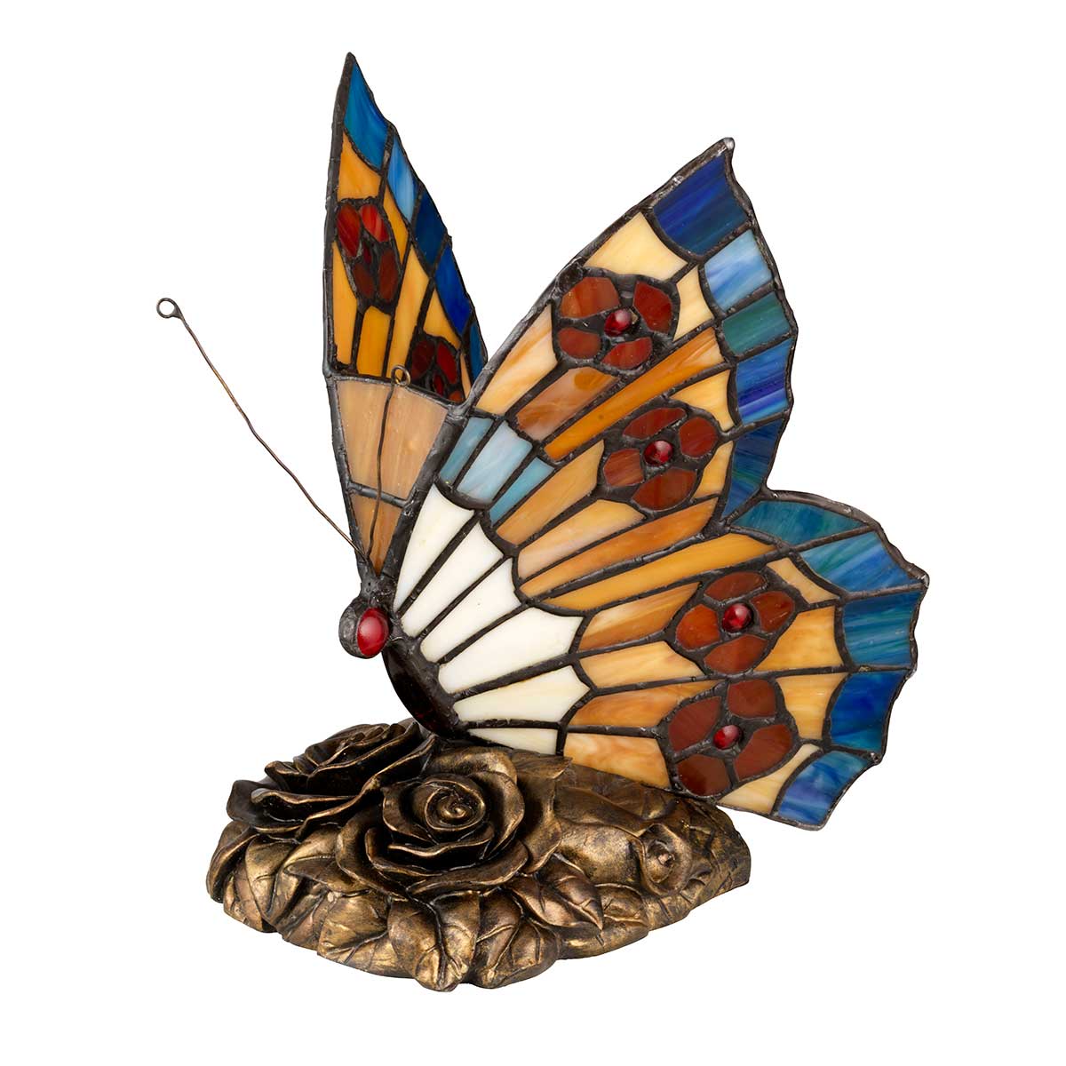 Quoizel - Tiffany Animal Lamps Orange Butterfly Lamp