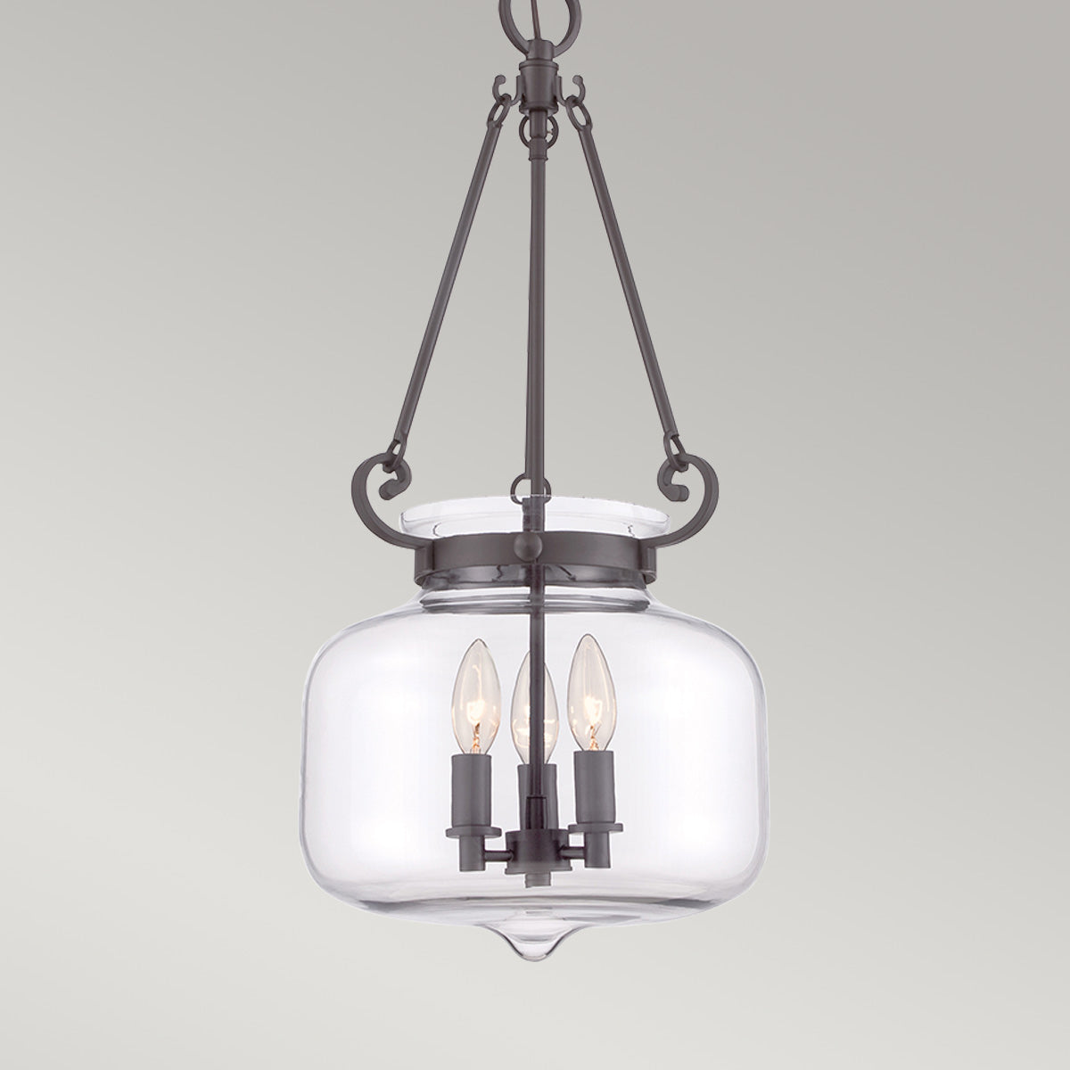 Quoizel - Stewart 3 Light Pendant in Western Bronze