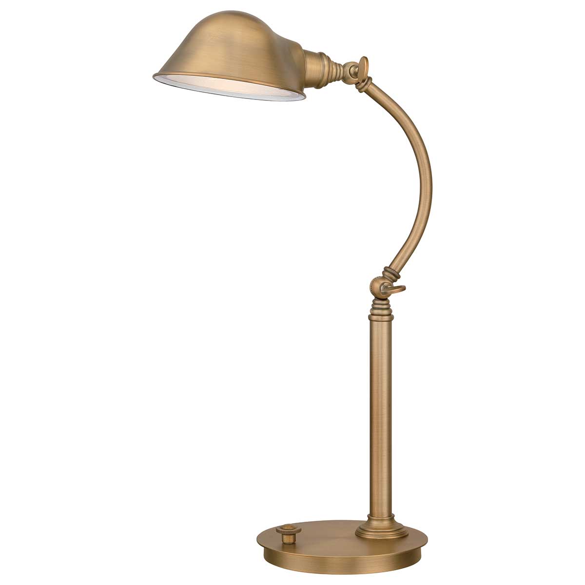 Quoizel - Thompson LED Table Lamp in Aged Brass