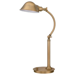 Quoizel - Thompson LED Table Lamp in Aged Brass