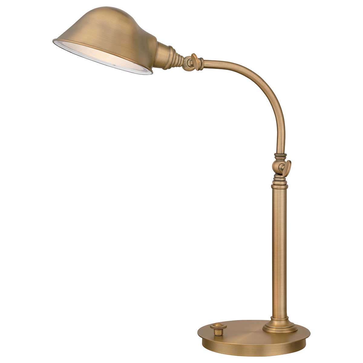 Quoizel - Thompson LED Table Lamp in Aged Brass