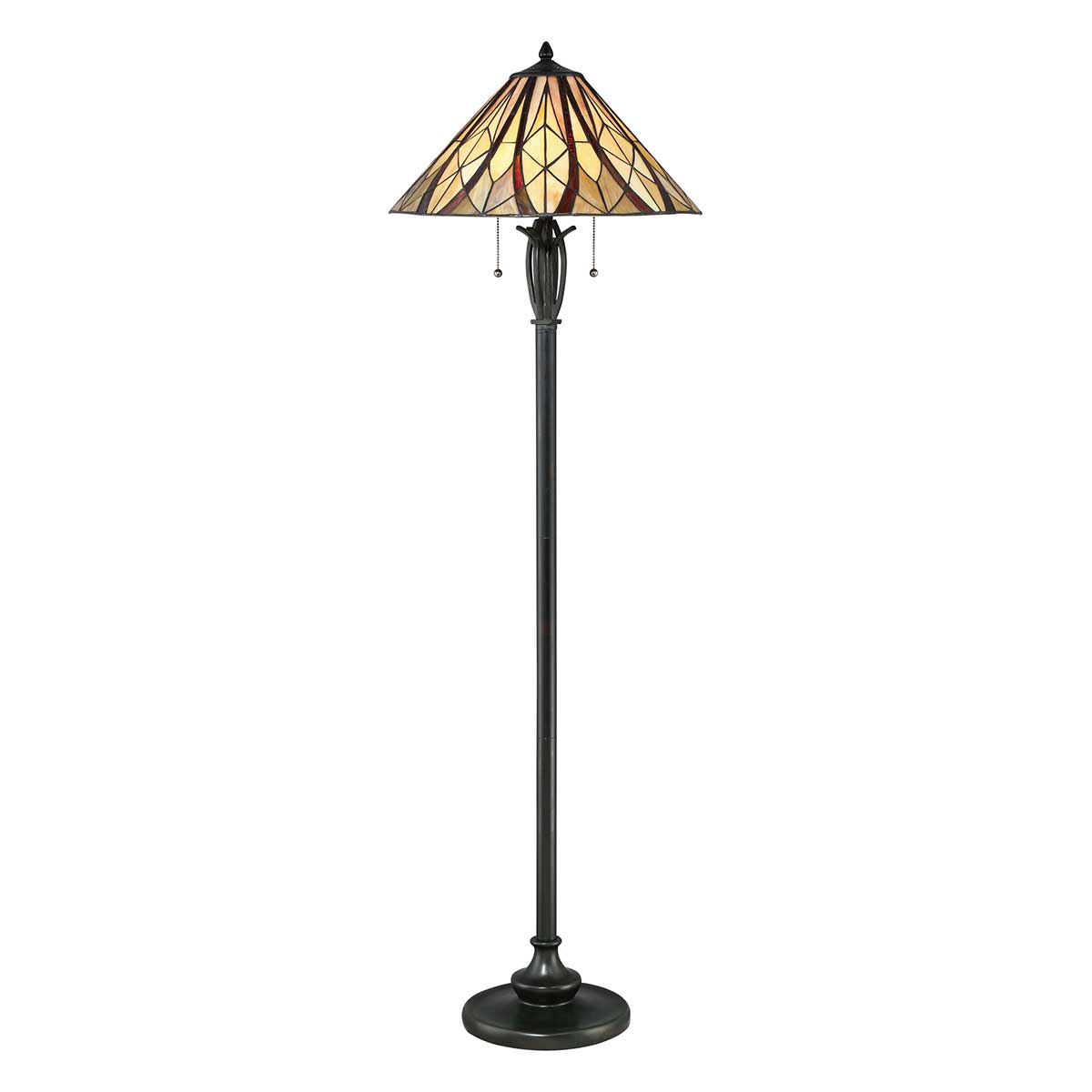 Quoizel- Victory 2 Light Floor Lamp