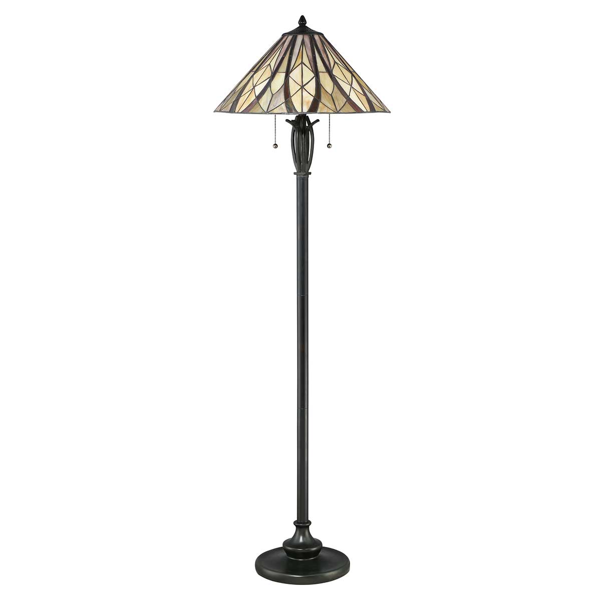 Quoizel- Victory 2 Light Floor Lamp