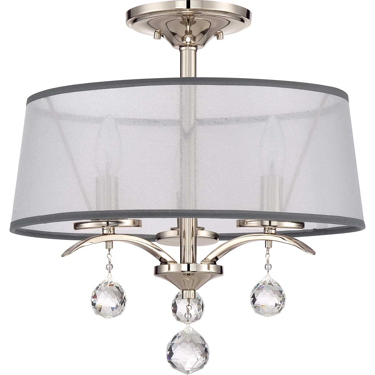 Quoizel - Whitney 3 Light Semi-Flush/Pendant