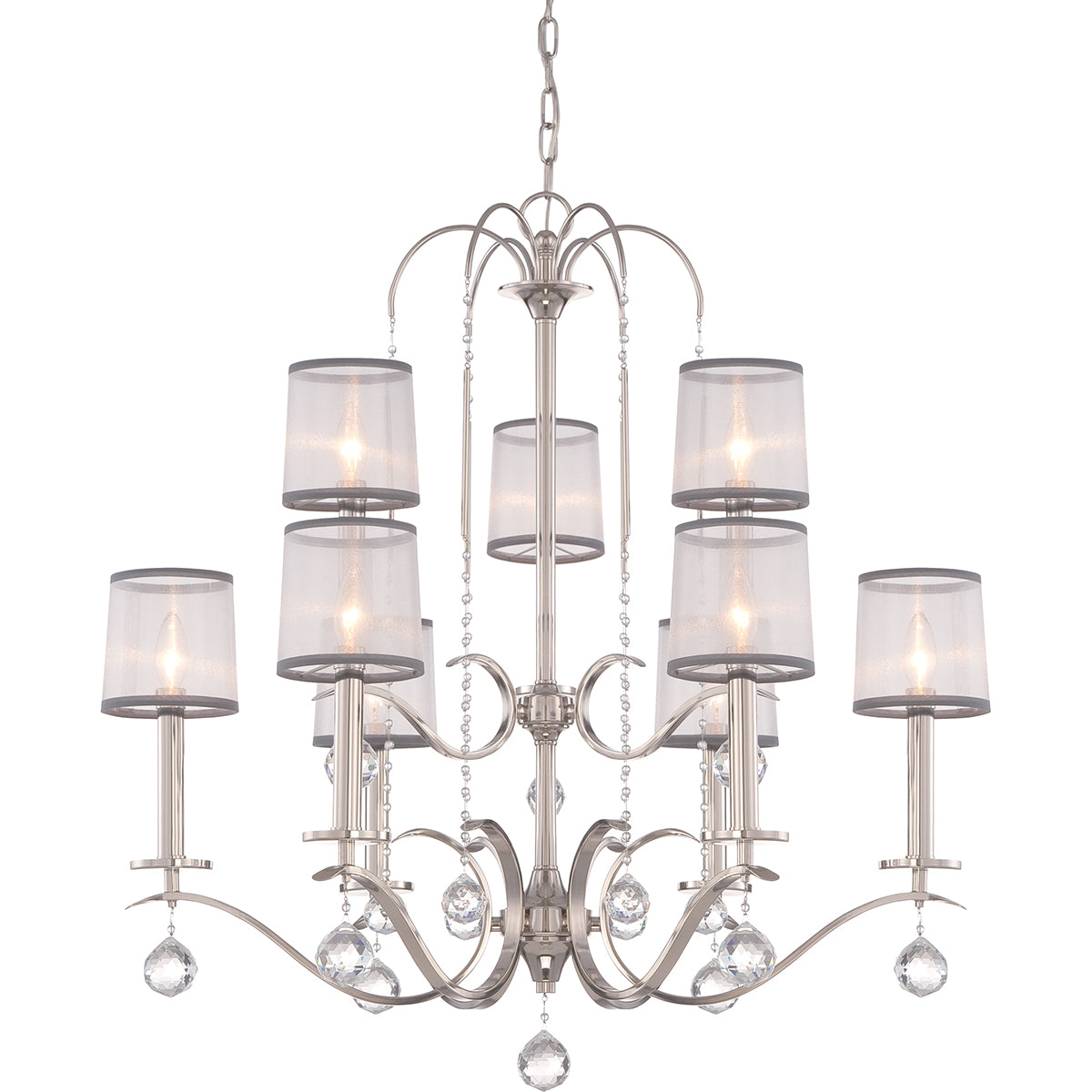 Quoizel - Whitney 9 Light Two Tier Chandelier