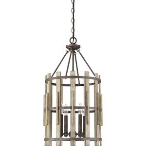 Quoizel - Wood Hollow 4 Light Chandelier