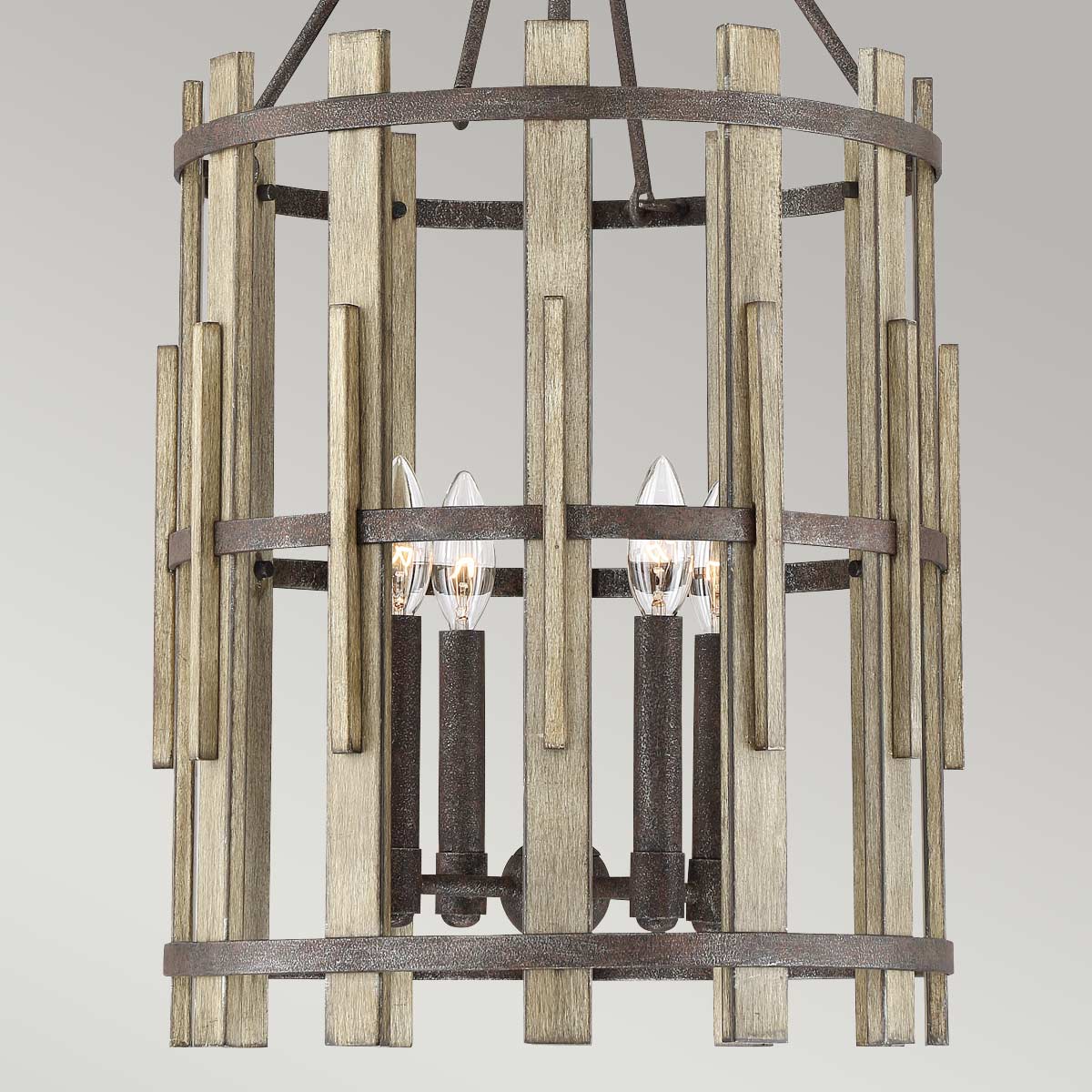 Quoizel - Wood Hollow 4 Light Chandelier