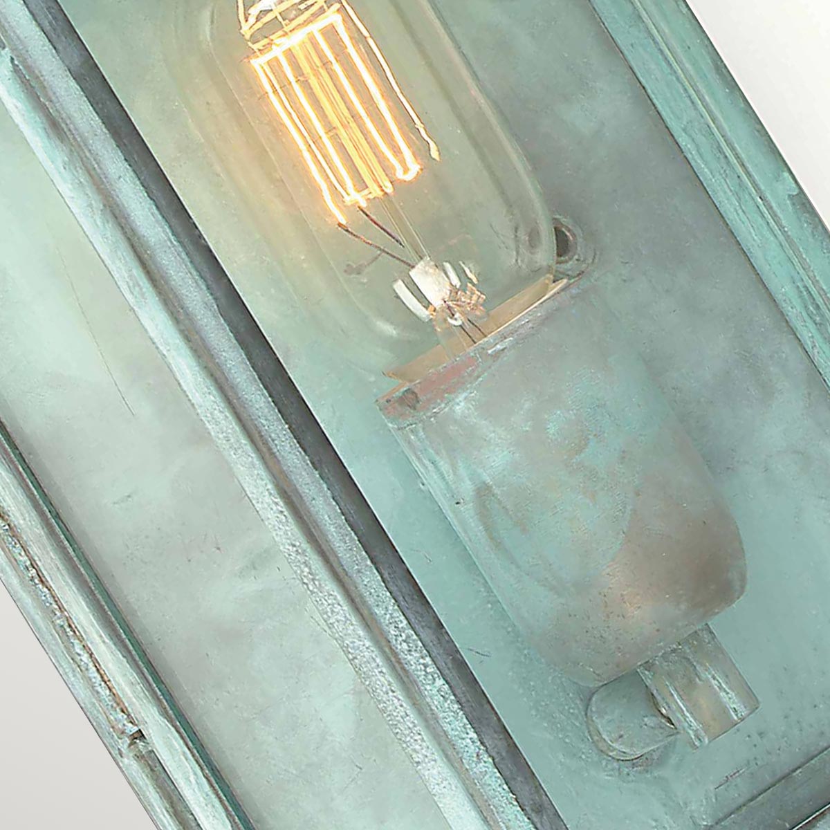 Elstead - Regents Park 1 Light Wall Lantern - Verdigris