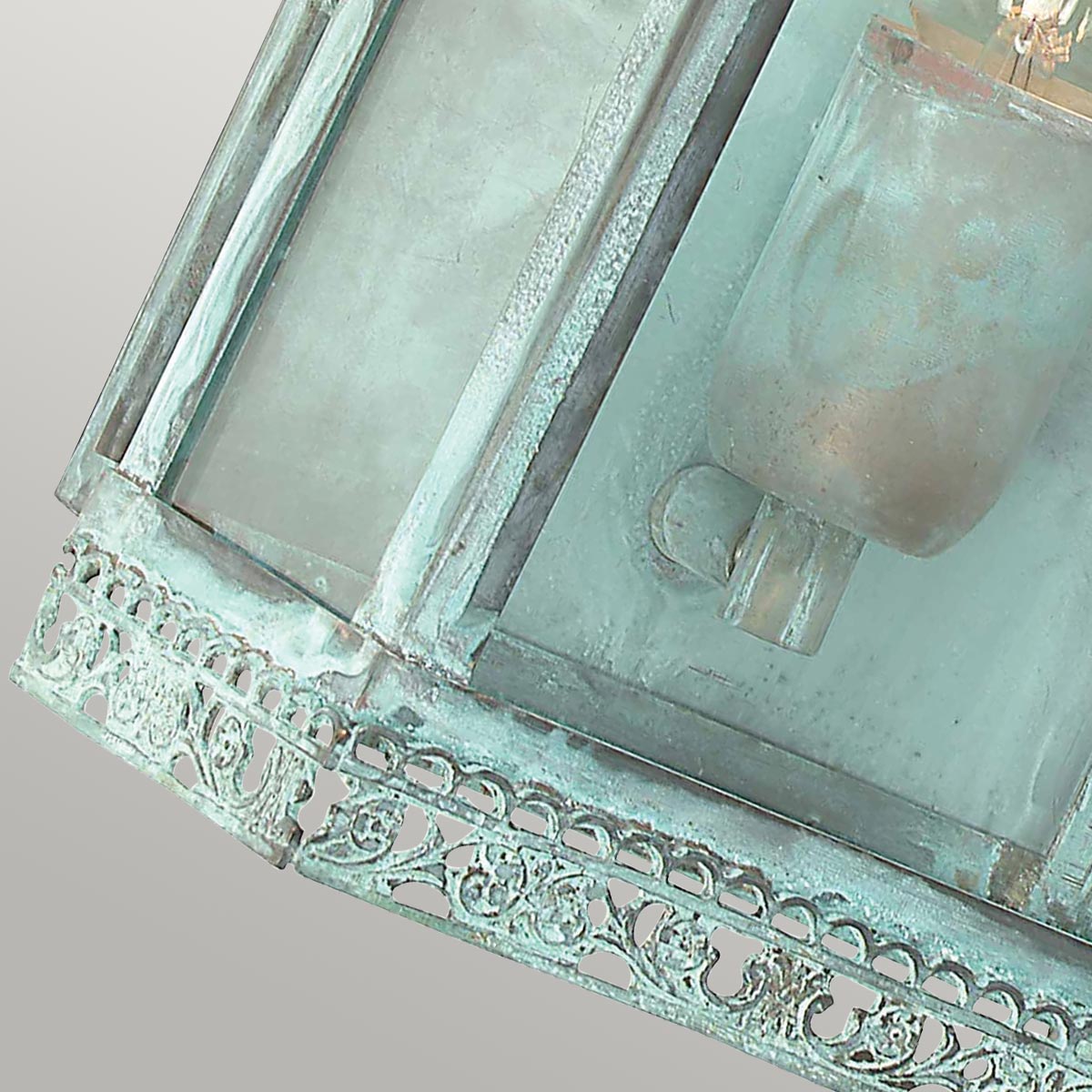 Elstead - Regents Park 1 Light Wall Lantern - Verdigris