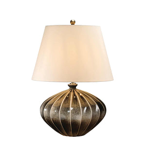 Elstead - Rib Pumpkin 1 Light Table Lamp