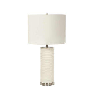 Elstead - Ripple 1 Light Table Lamp - White