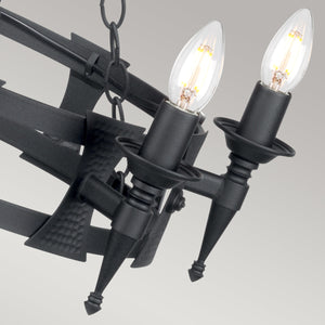 Elstead - Saxon 5 Light Chandelier