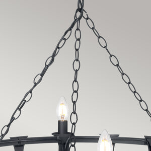 Elstead - Saxon 8 Light Chandelier