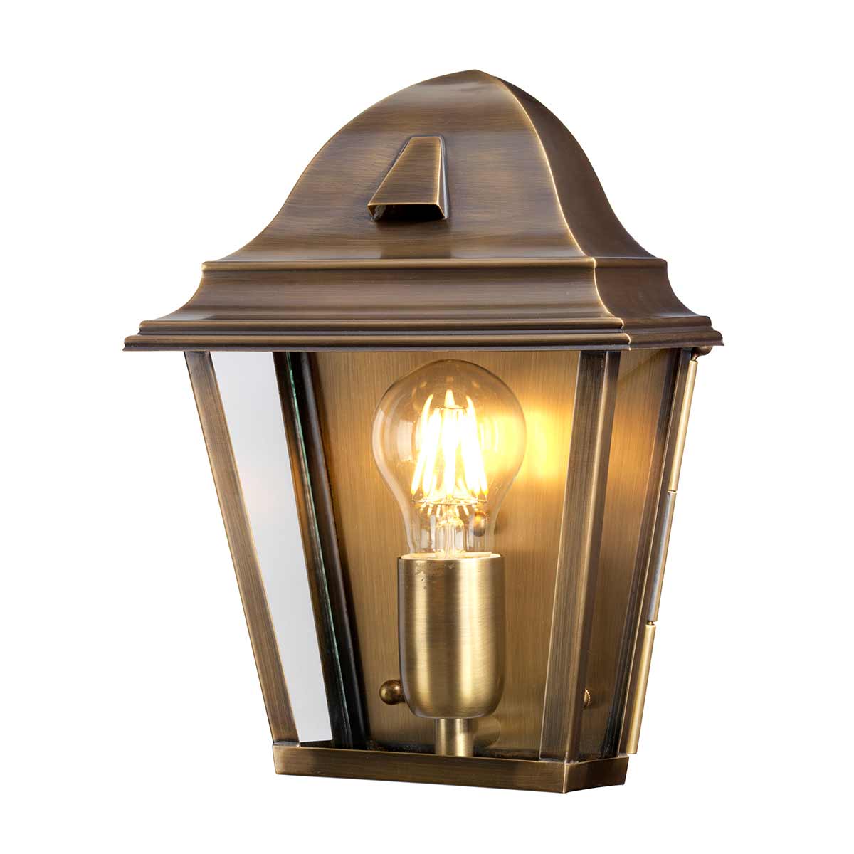 Elstead - St James 1 Light Wall Lantern - Brass