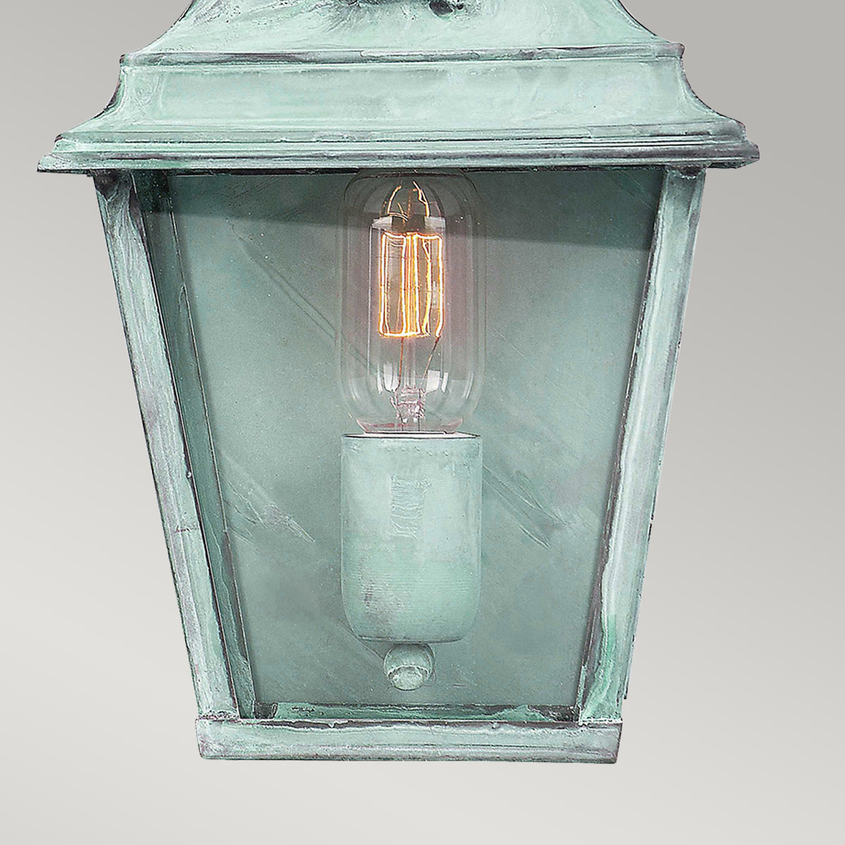 Elstead - St James 1 Light Wall Lantern - Verdigris