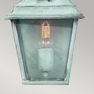 Elstead - St James 1 Light Wall Lantern - Verdigris