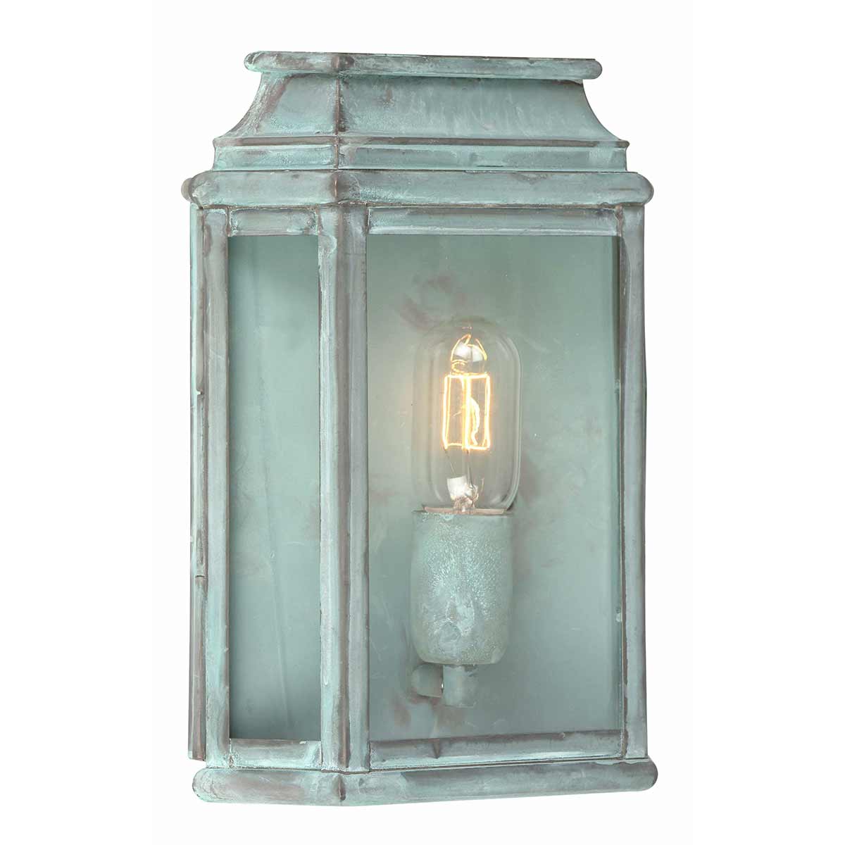 Elstead - St Martins 1 Light Wall Lantern - Verdigris