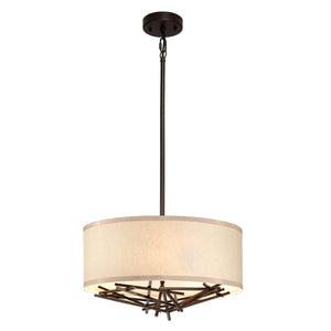 Elstead - Taiko 3 Light Pendant