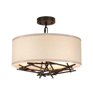 Elstead - Taiko 3 Light Pendant