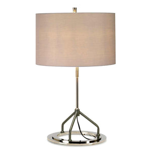 Elstead - Vicenza Table Lamp - White Polished Nickel