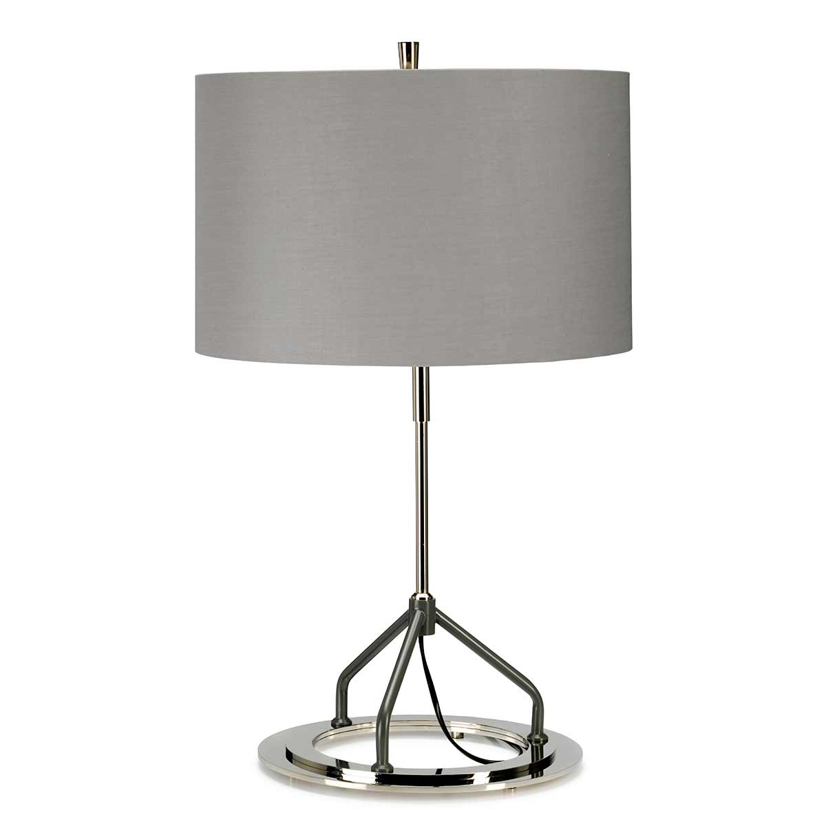 Elstead - Vicenza Table Lamp - White Polished Nickel