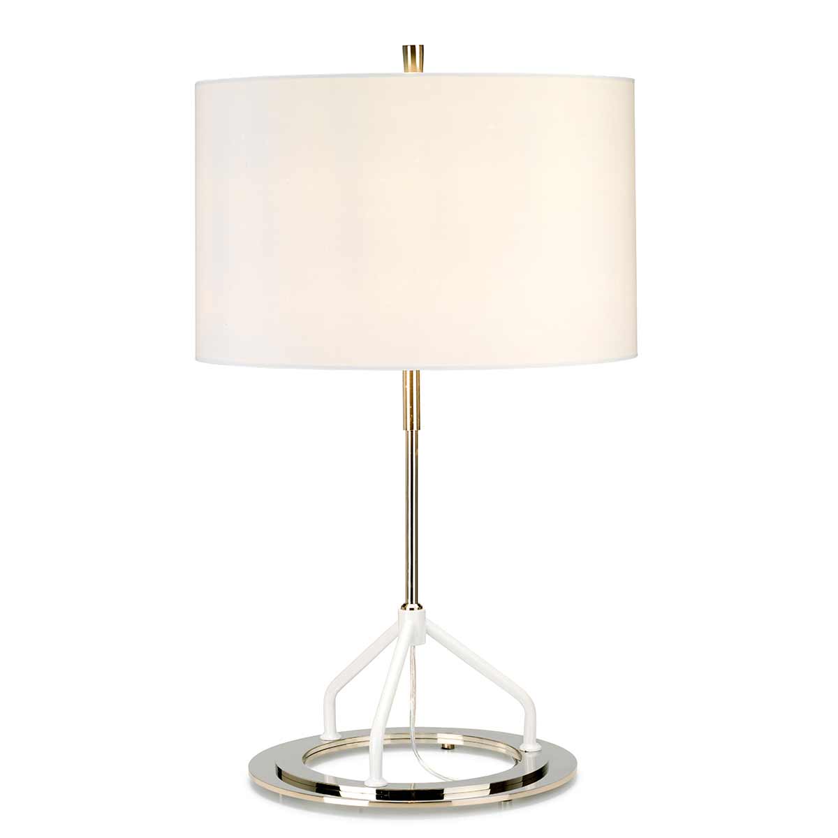 Elstead - Vicenza Table Lamp - Dark Grey Polished Nickel