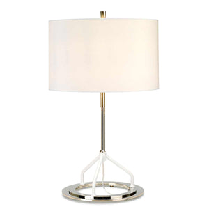 Elstead - Vicenza Table Lamp - Dark Grey Polished Nickel