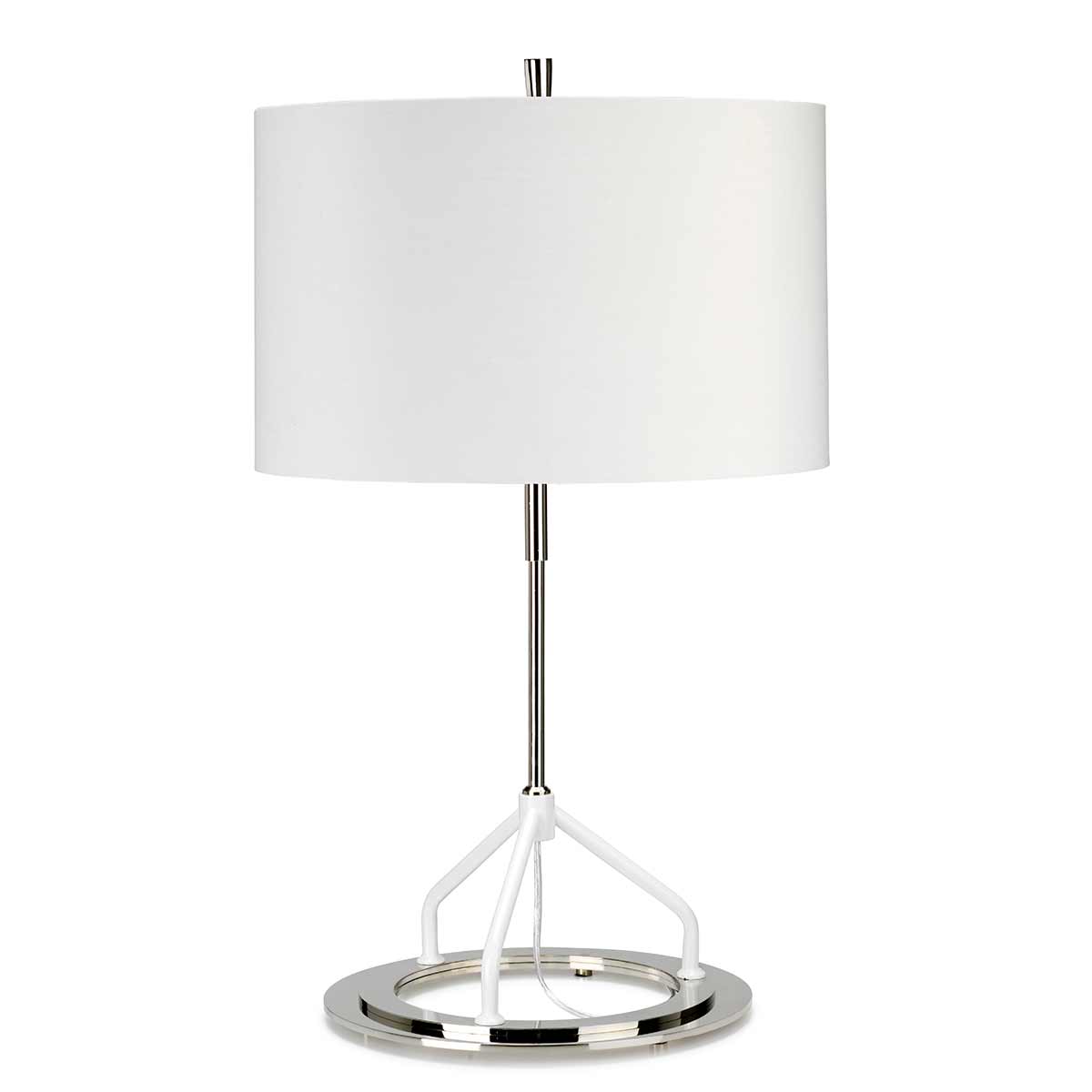 Elstead - Vicenza Table Lamp - Dark Grey Polished Nickel