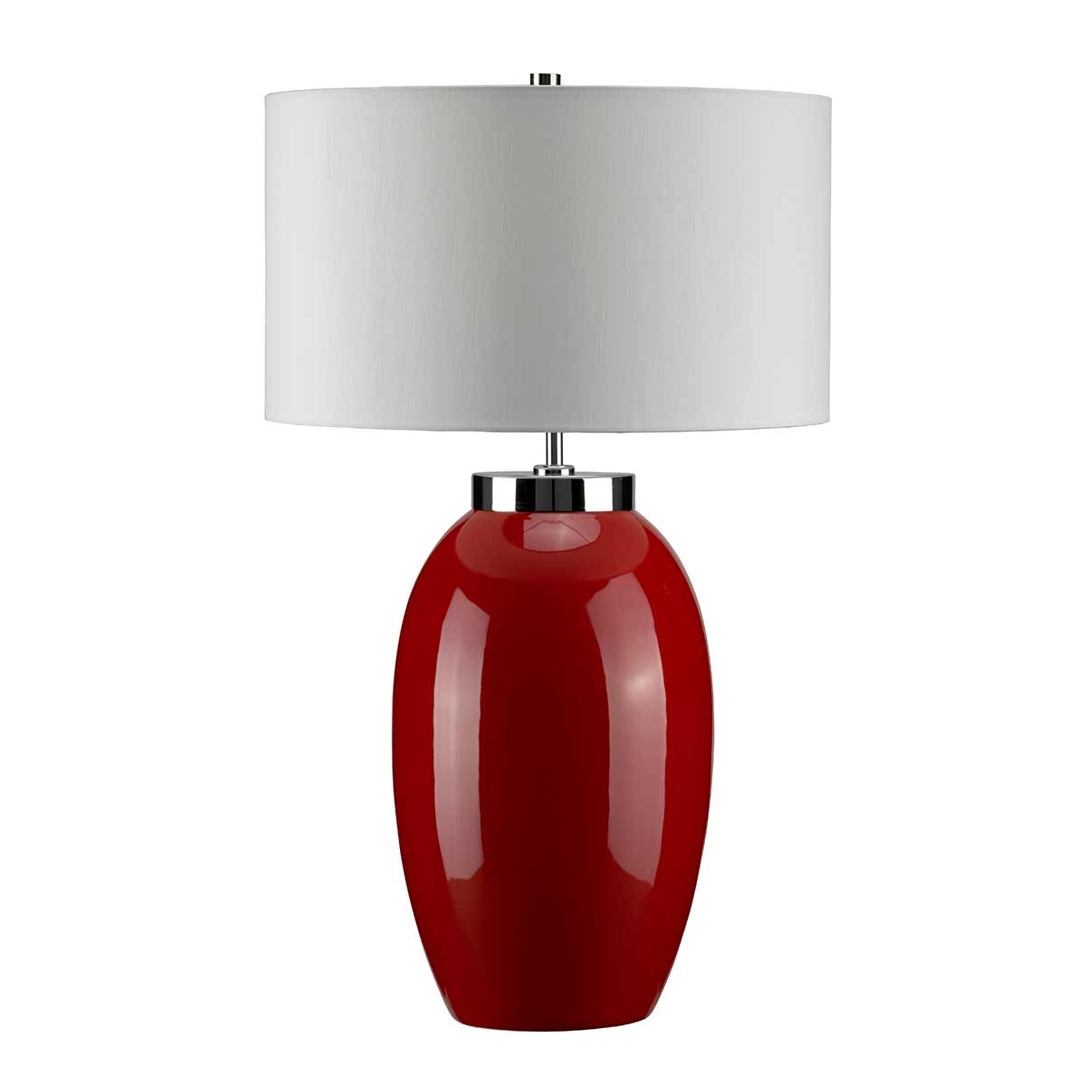 Elstead - Victor 1 Light Large Table Lamp - Red