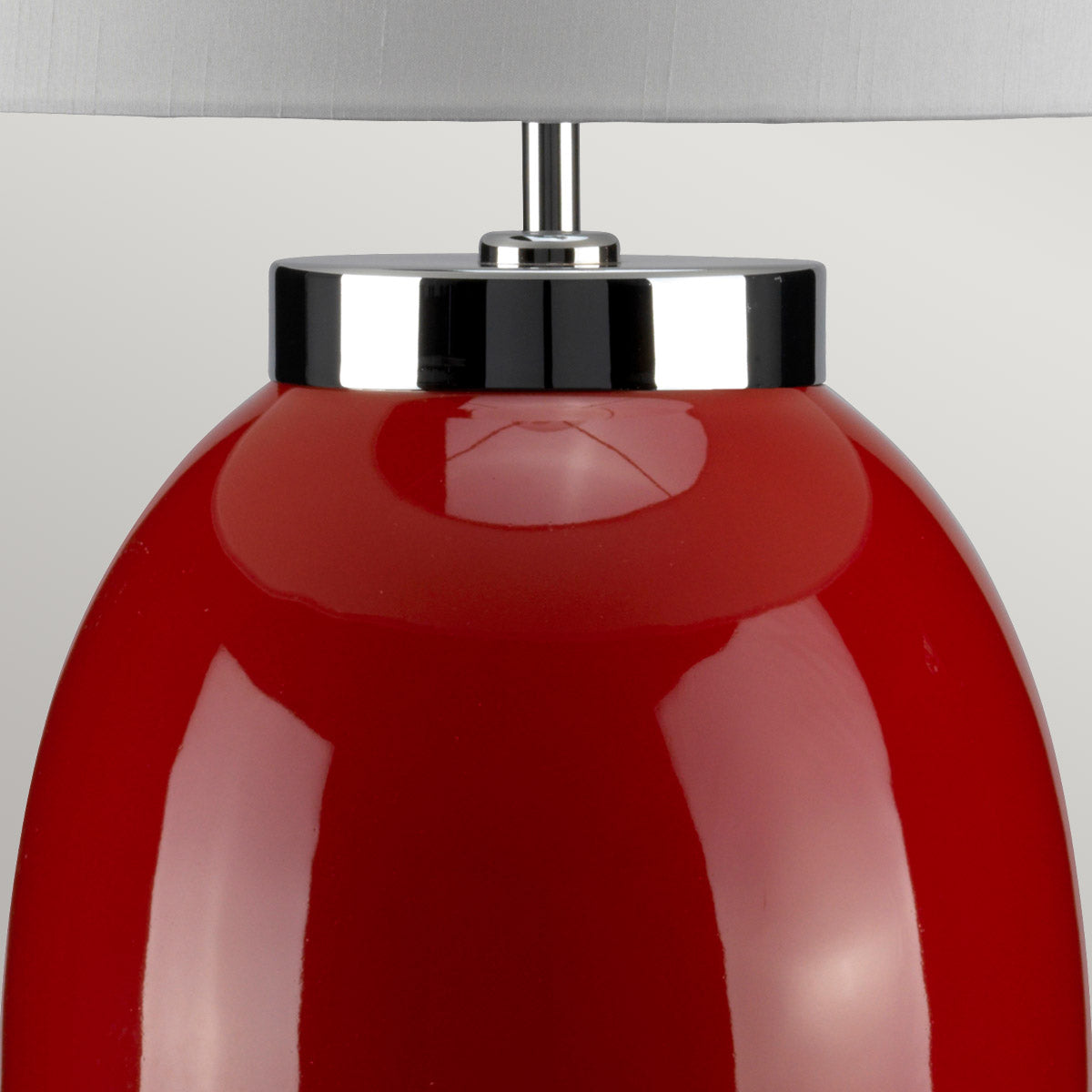 Elstead - Victor 1 Light Large Table Lamp - Red