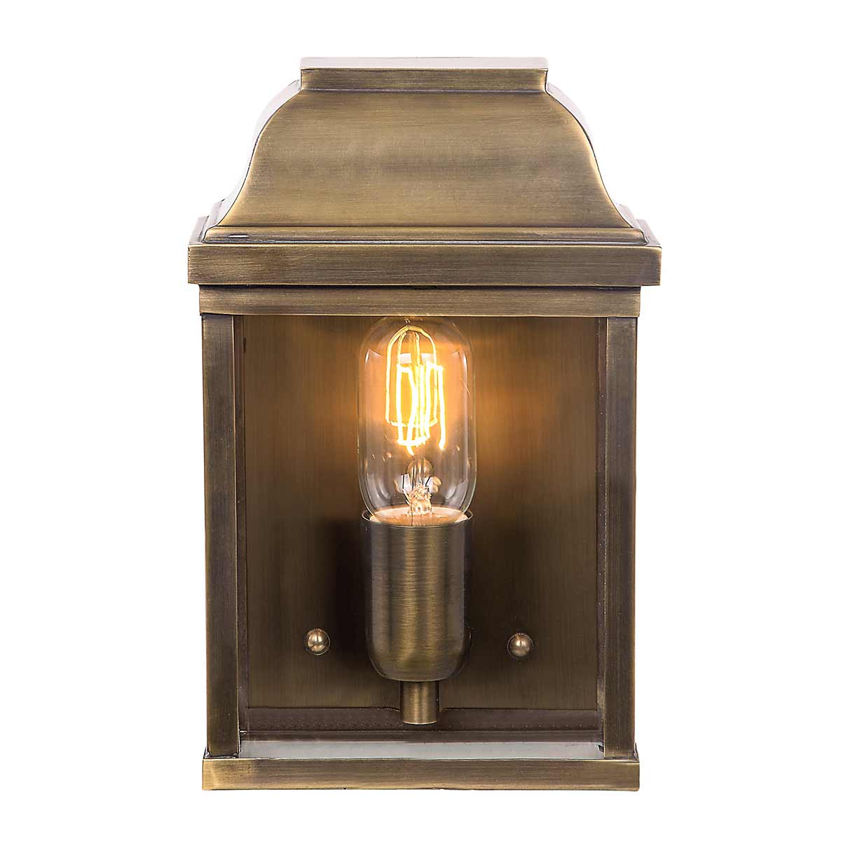 Elstead - Victoria 1 Light Wall Lantern - Brass