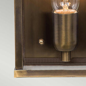 Elstead - Victoria 1 Light Wall Lantern - Brass