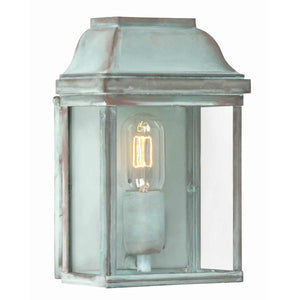 Elstead - Victoria 1 Light Wall Lantern - Verdigris