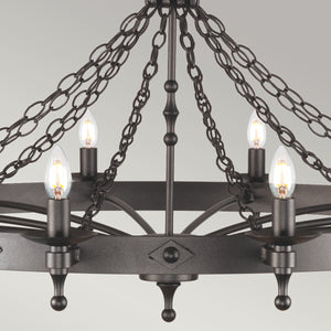 Elstead - Warwick 12 Light Chandelier