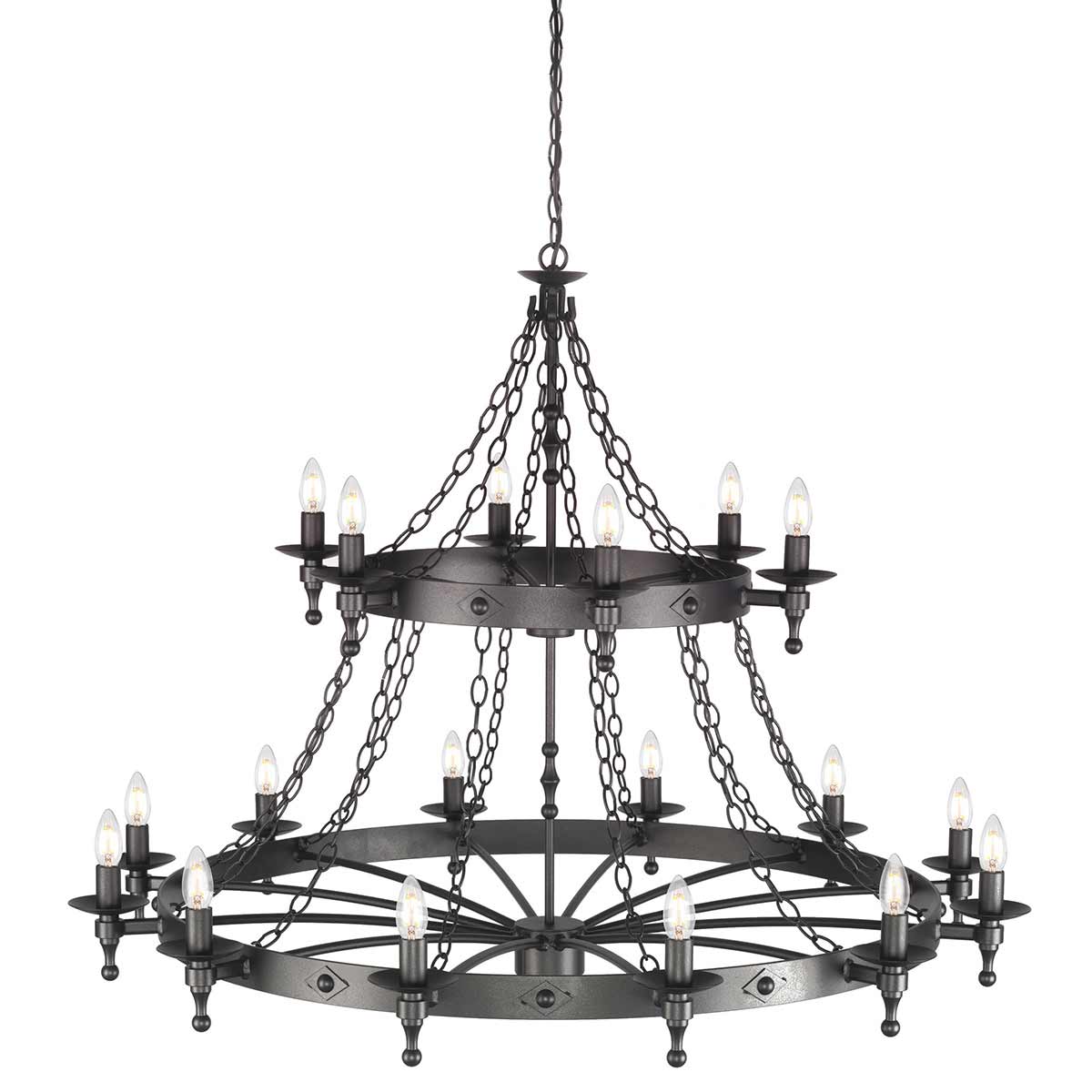 Elstead - Warwick 18 Light Chandelier