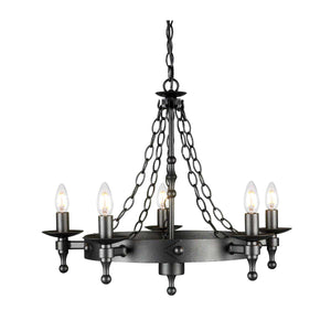 Elstead - Warwick 5 Light Chandelier