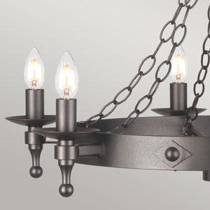 Elstead - Warwick 6 Light Chandelier