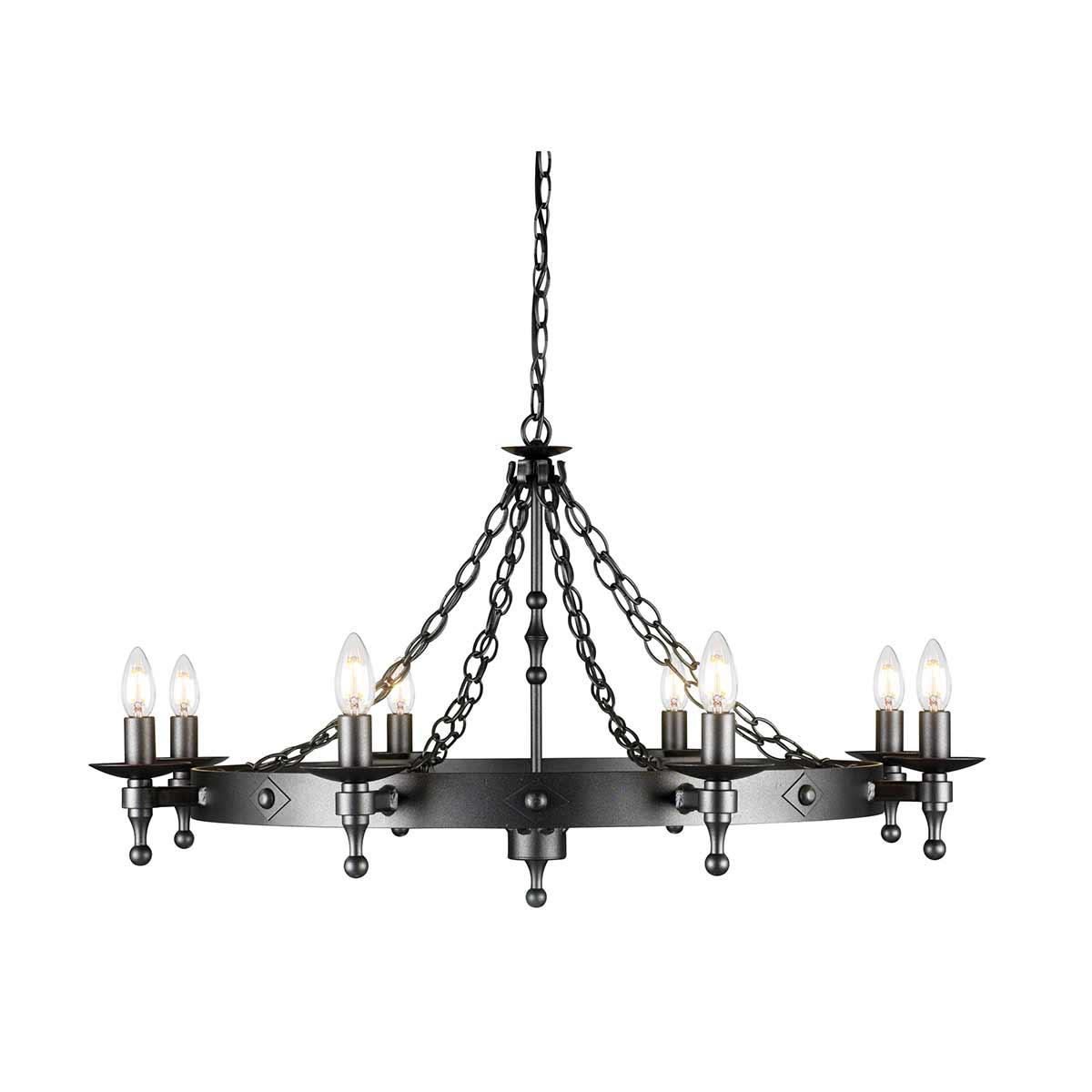 Elstead - Warwick 8 Light Chandelier