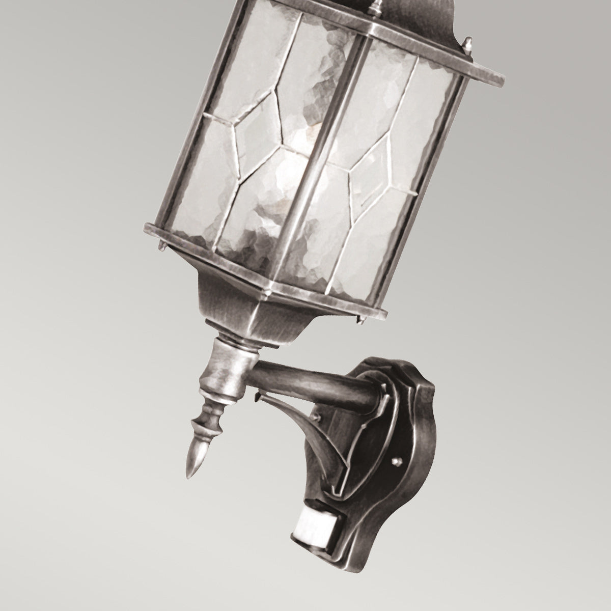 Elstead - Wexford 1 Light Up Wall Lantern with PIR