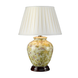 Elstead - Yellow Flowers 1 Light Table Lamp