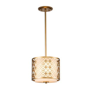 Elstead - Ziggy 1lt Small Pendant - Lacquered Gold