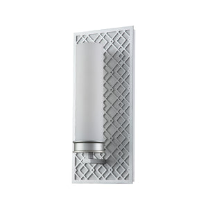 Elstead - Ziggy 1lt Wall light - Lacquered Silver